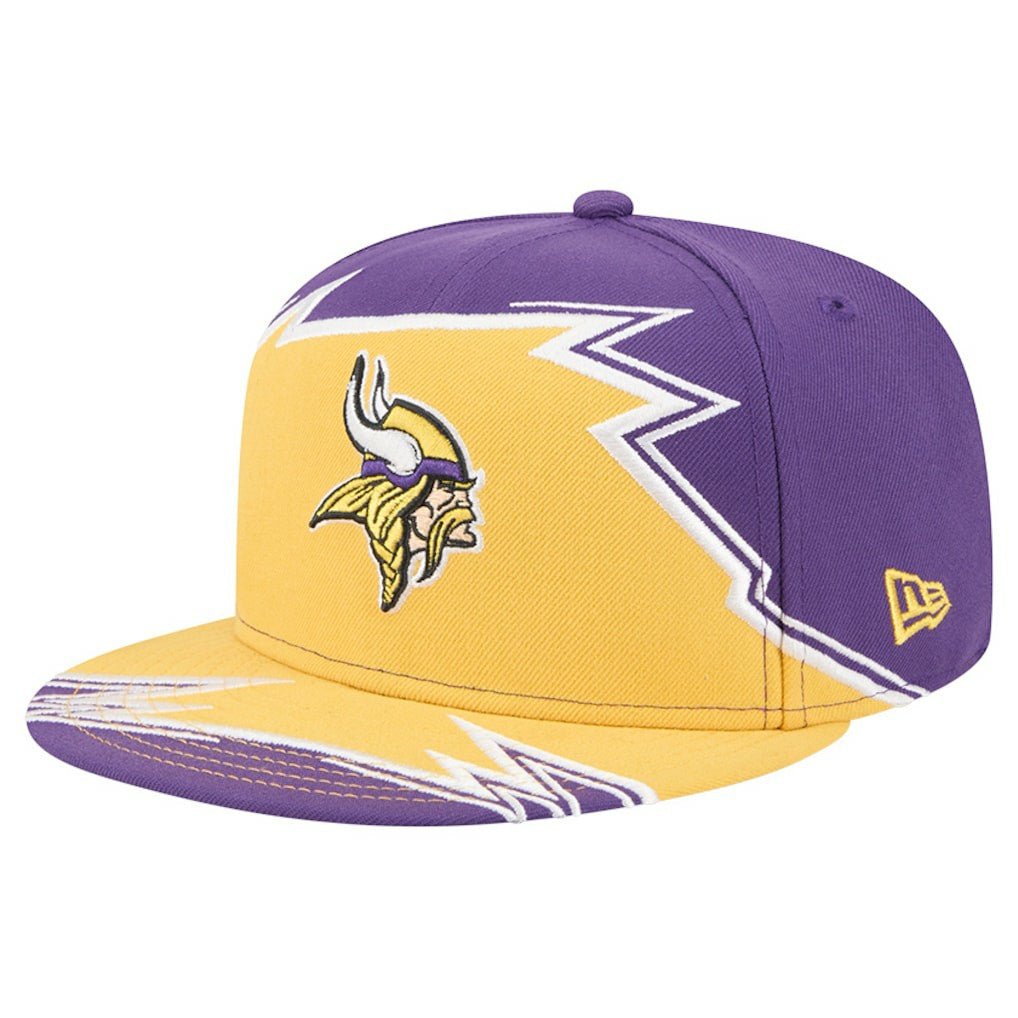 Minnesota Vikings New Era Break 59FIFTY Fitted Hat Purple/Gold