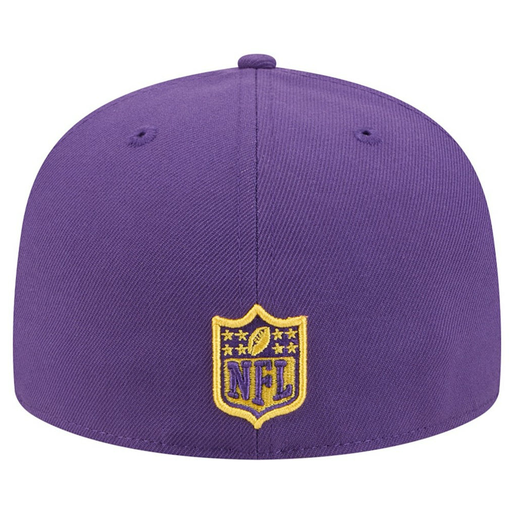 Minnesota Vikings New Era Break 59FIFTY Fitted Hat Purple/Gold