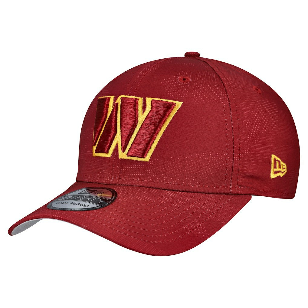 Washington Commanders New Era Tonal Camo 39THIRTY Stretch Fit Hat Burgundy