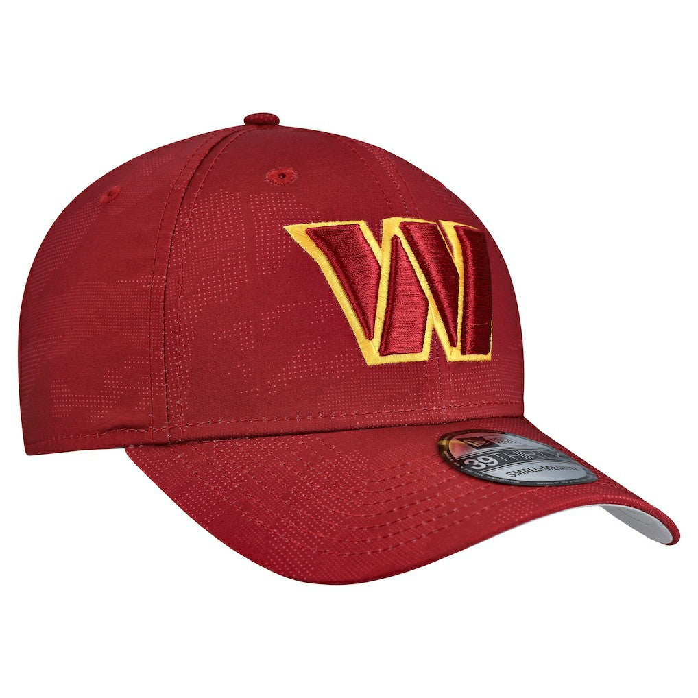 Washington Commanders New Era Tonal Camo 39THIRTY Stretch Fit Hat Burgundy