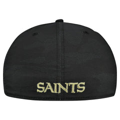 New Orleans Saints New Era Tonal Camo 39THIRTY Stretch Fit Hat Black