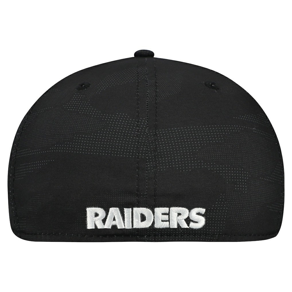 Las Vegas Raiders New Era Tonal Camo 39THIRTY Stretch Fit Hat Black