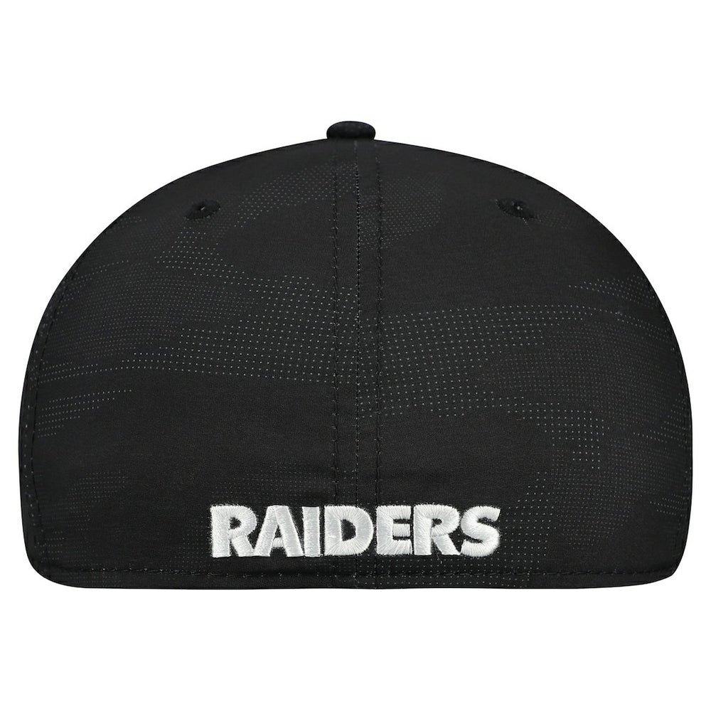 Las Vegas Raiders New Era Tonal Camo 39THIRTY Stretch Fit Hat Black