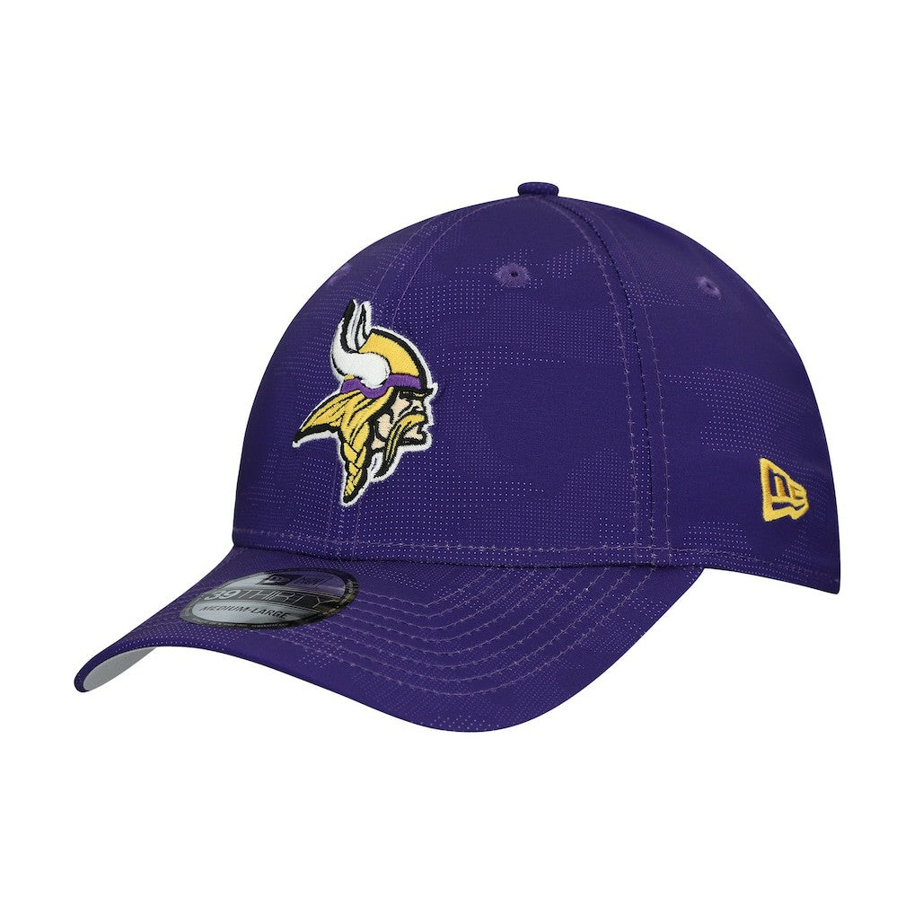Minnesota Vikings New Era Tonal Camo 39THIRTY Stretch Fit Hat Purple