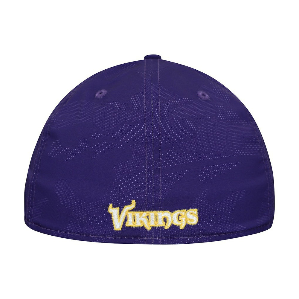 Minnesota Vikings New Era Tonal Camo 39THIRTY Stretch Fit Hat Purple