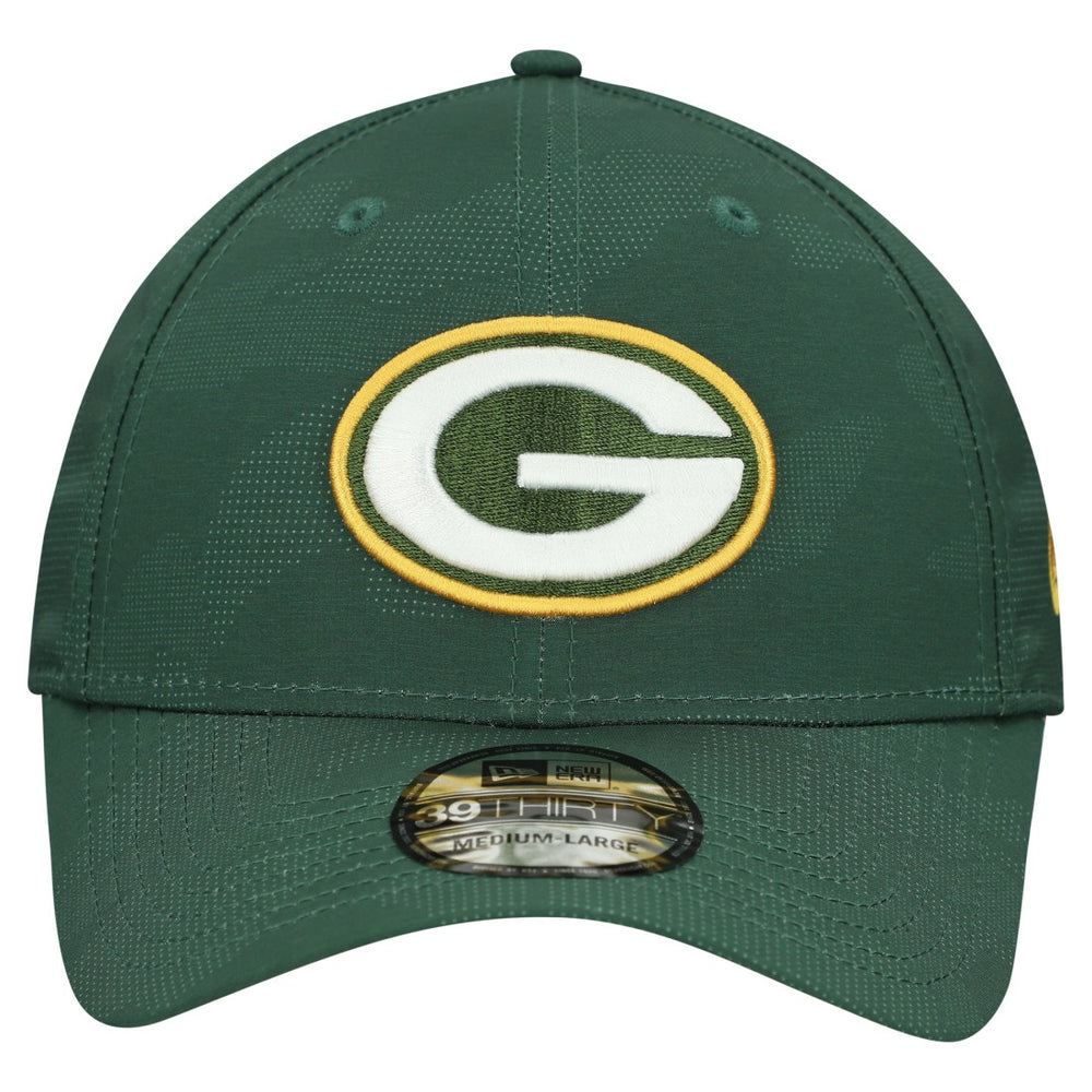 Green Bay Packers New Era Tonal Camo 39THIRTY Stretch Fit Hat Green