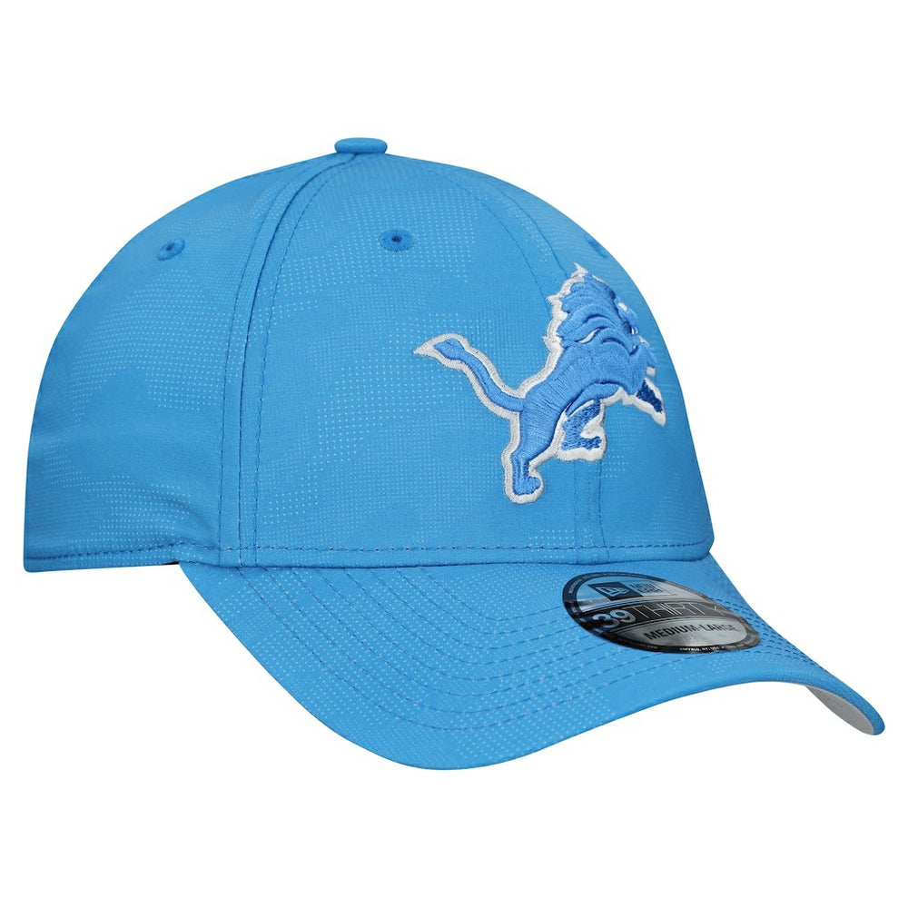 Detroit Lions New Era Tonal Camo 39THIRTY Stretch Fit Hat Blue