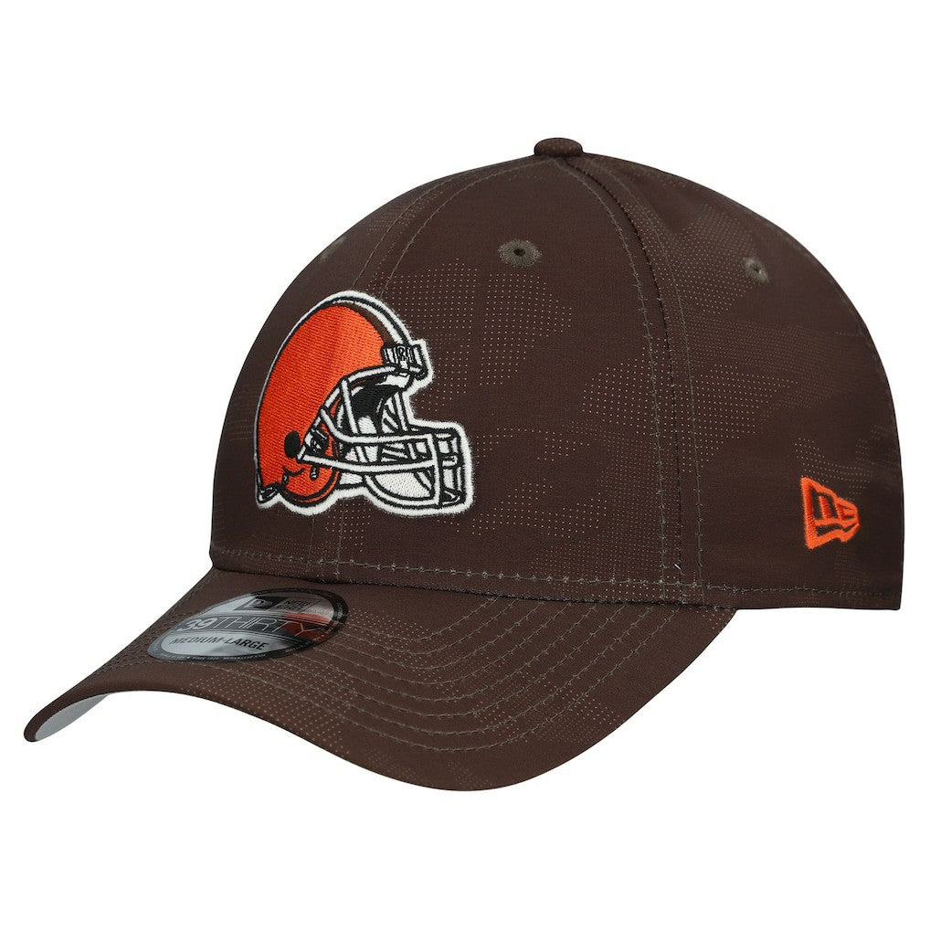 Cleveland Browns New Era Tonal Camo 39THIRTY Stretch Fit Hat Brown