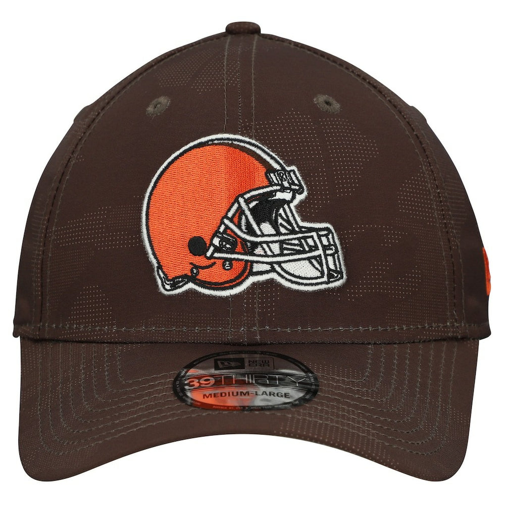 Cleveland Browns New Era Tonal Camo 39THIRTY Stretch Fit Hat Brown