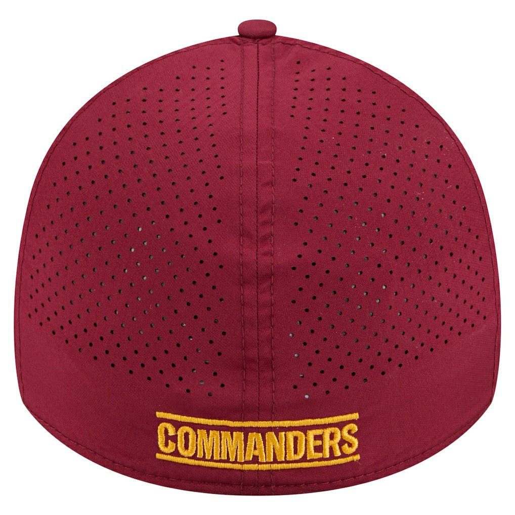 Washington Commanders New Era Perforated 39THIRTY Flex Hat Burgundy