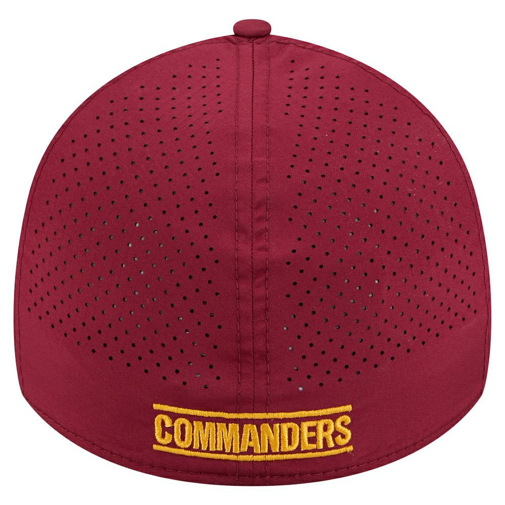 Washington Commanders New Era Perforated 39THIRTY Flex Hat Burgundy