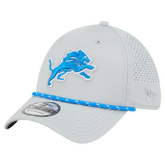 Detroit Lions New Era Perforated 39THIRTY Flex Hat Blue