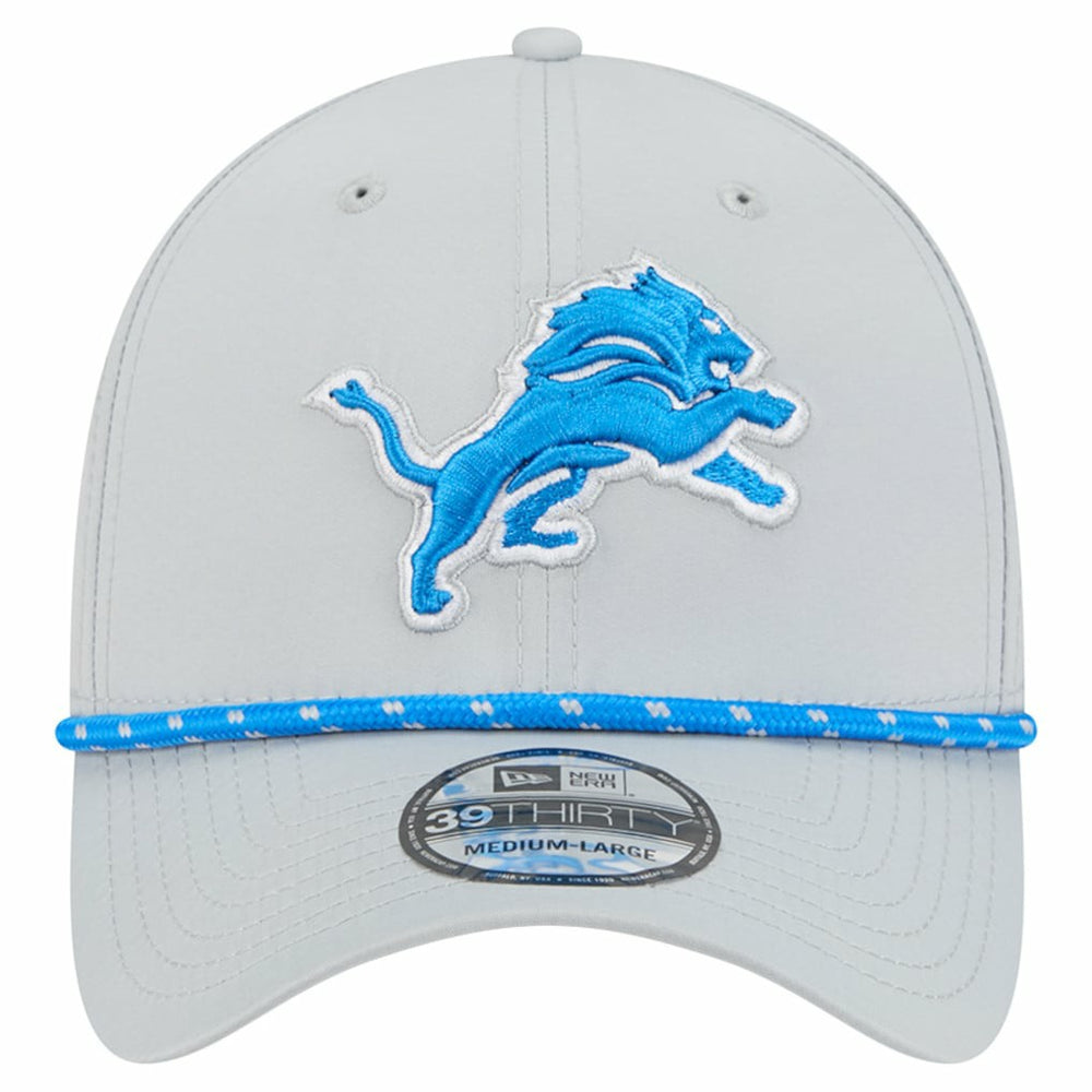 Detroit Lions New Era Perforated 39THIRTY Flex Hat Blue