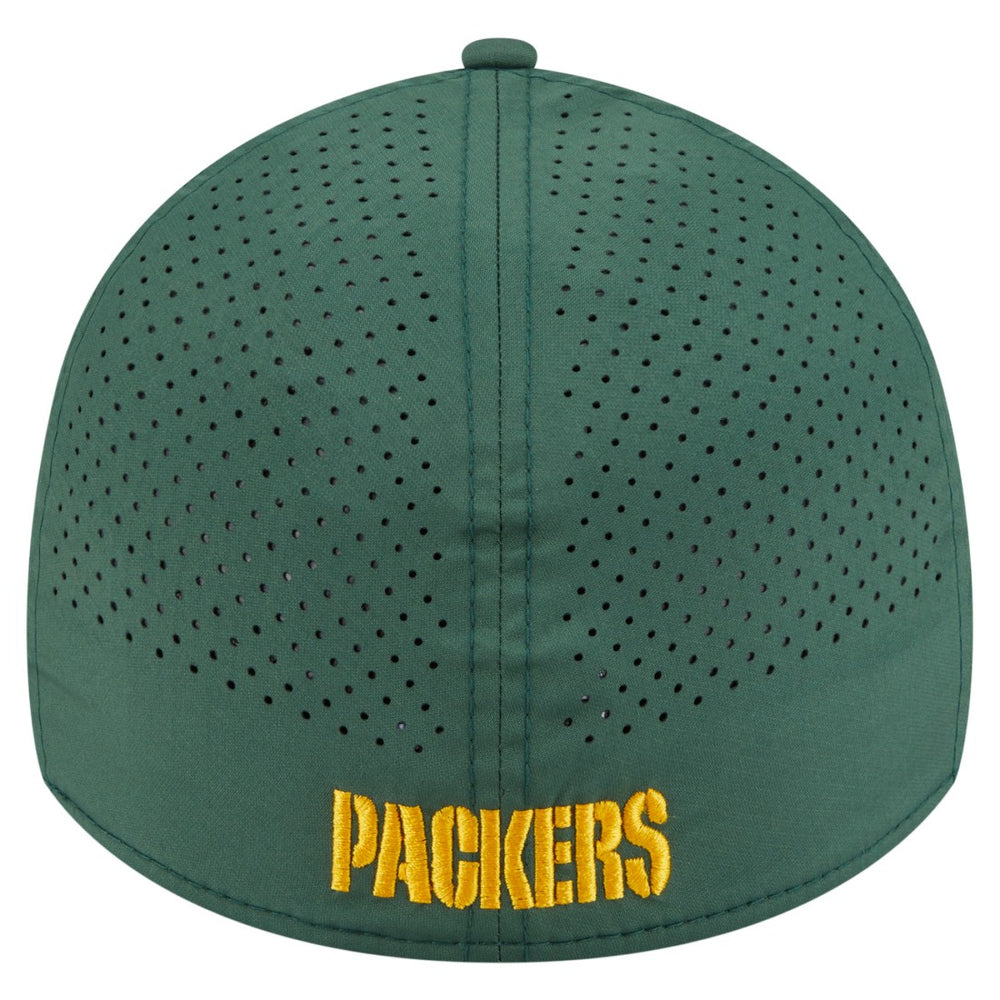 Green Bay Packers New Era Perforated 39THIRTY Flex Hat Green