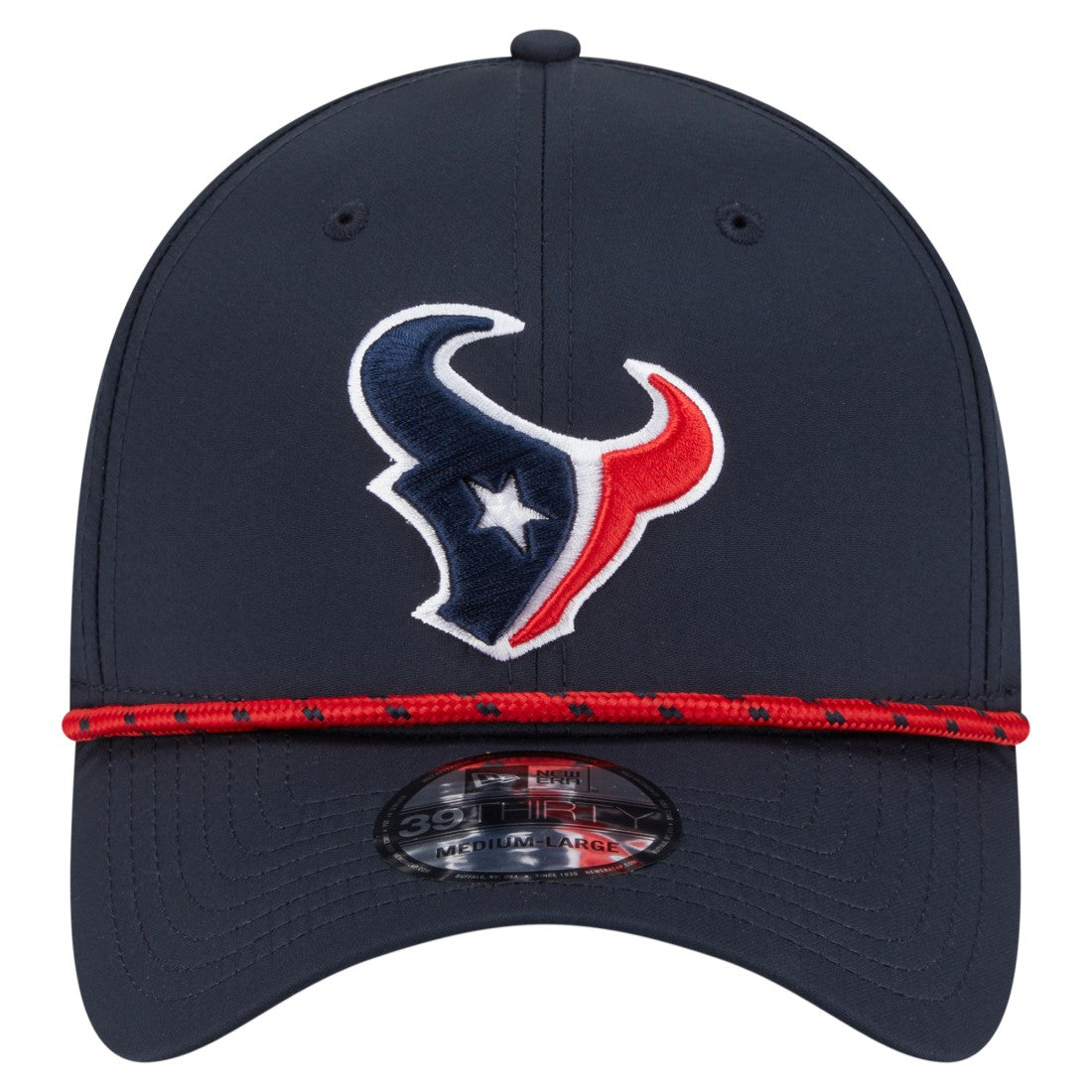 Houston Texans New Era Perforated 39THIRTY Flex Hat Navy