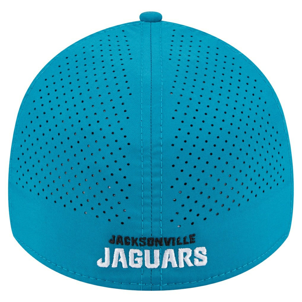 Jacksonville Jaguars New Era Perforated 39THIRTY Flex Hat Teal
