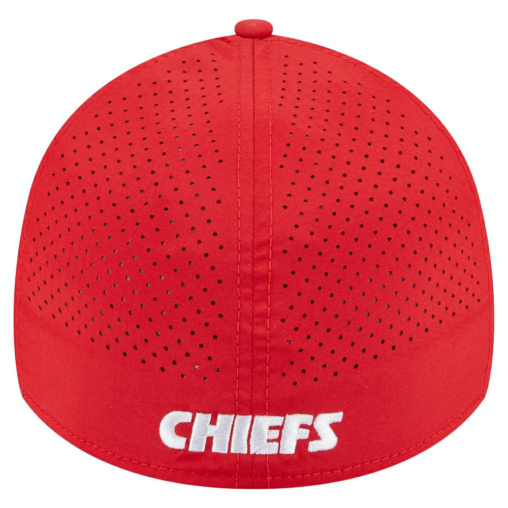 Kansas City Chiefs New Era Perforated 39THIRTY Flex Hat Red