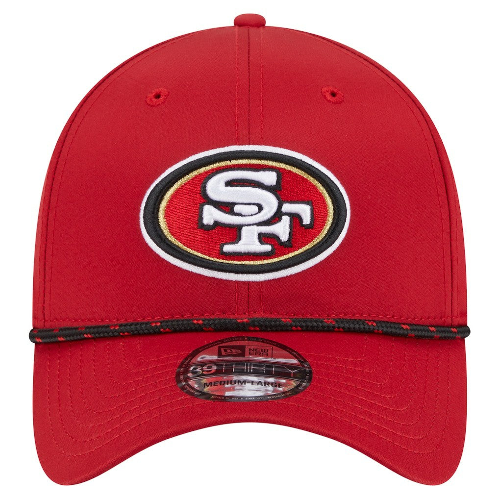 San Francisco 49ers New Era Perforated 39THIRTY Flex Hat Scarlet