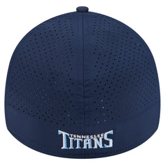 Tennessee Titans New Era Perforated 39THIRTY Flex Hat Navy