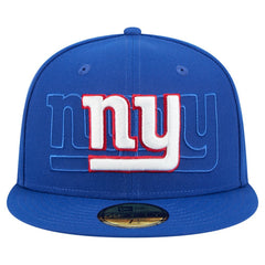 New York Giants New Era Tri-Hit 59FIFTY Fitted Hat Royal