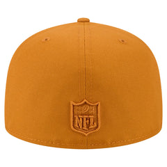 Green Bay Packers New Era Color Pack A-Frame 59FIFTY Fitted Hat Brown