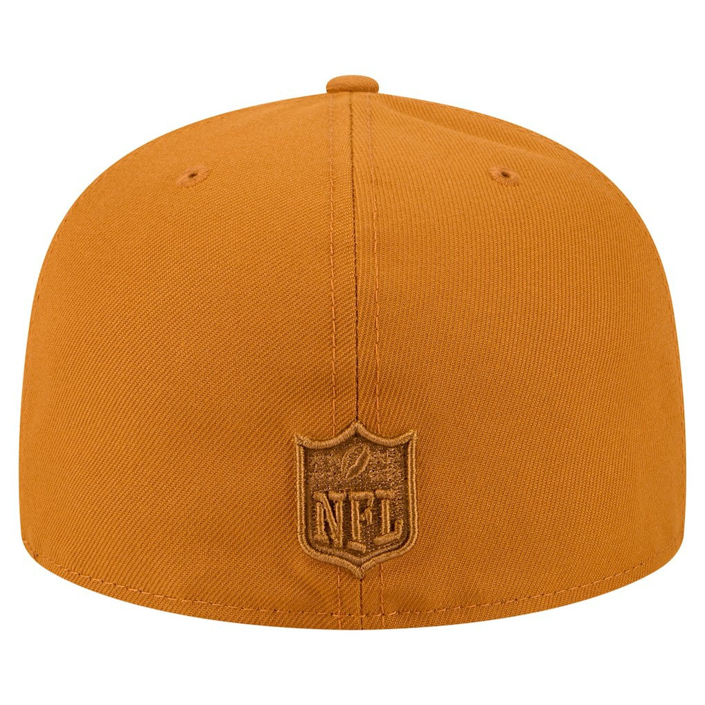 Los Angeles Rams New Era Color Pack A-Frame 59FIFTY Fitted Hat Brown