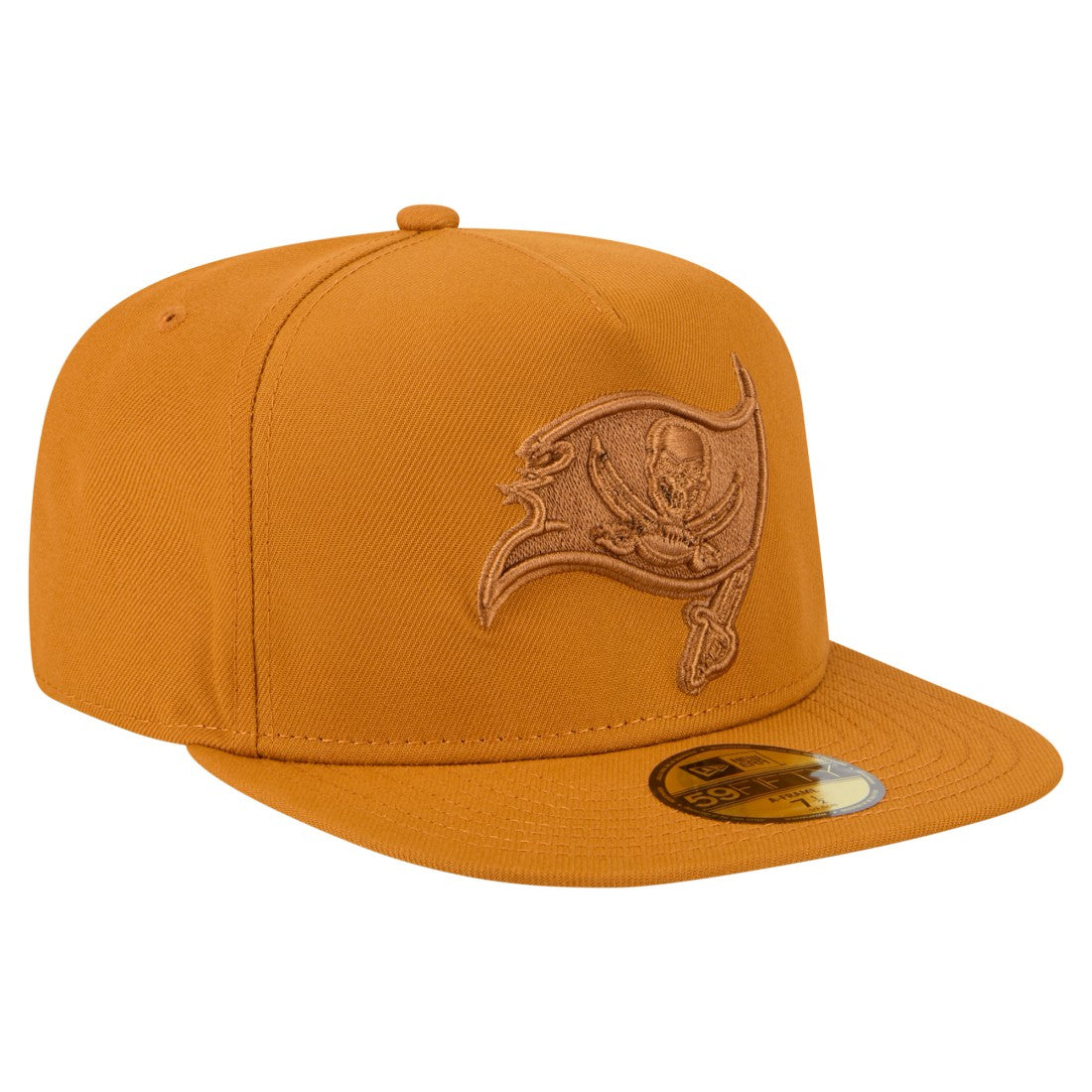 Tampa Bay Buccaneers New Era Color Pack A-Frame 59FIFTY Fitted Hat Brown