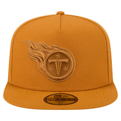 Tennessee Titans New Era Color Pack A-Frame 59FIFTY Fitted Hat Brown