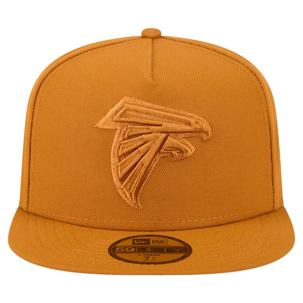 Atlanta Falcons New Era Color Pack A-Frame 59FIFTY Fitted Hat Brown