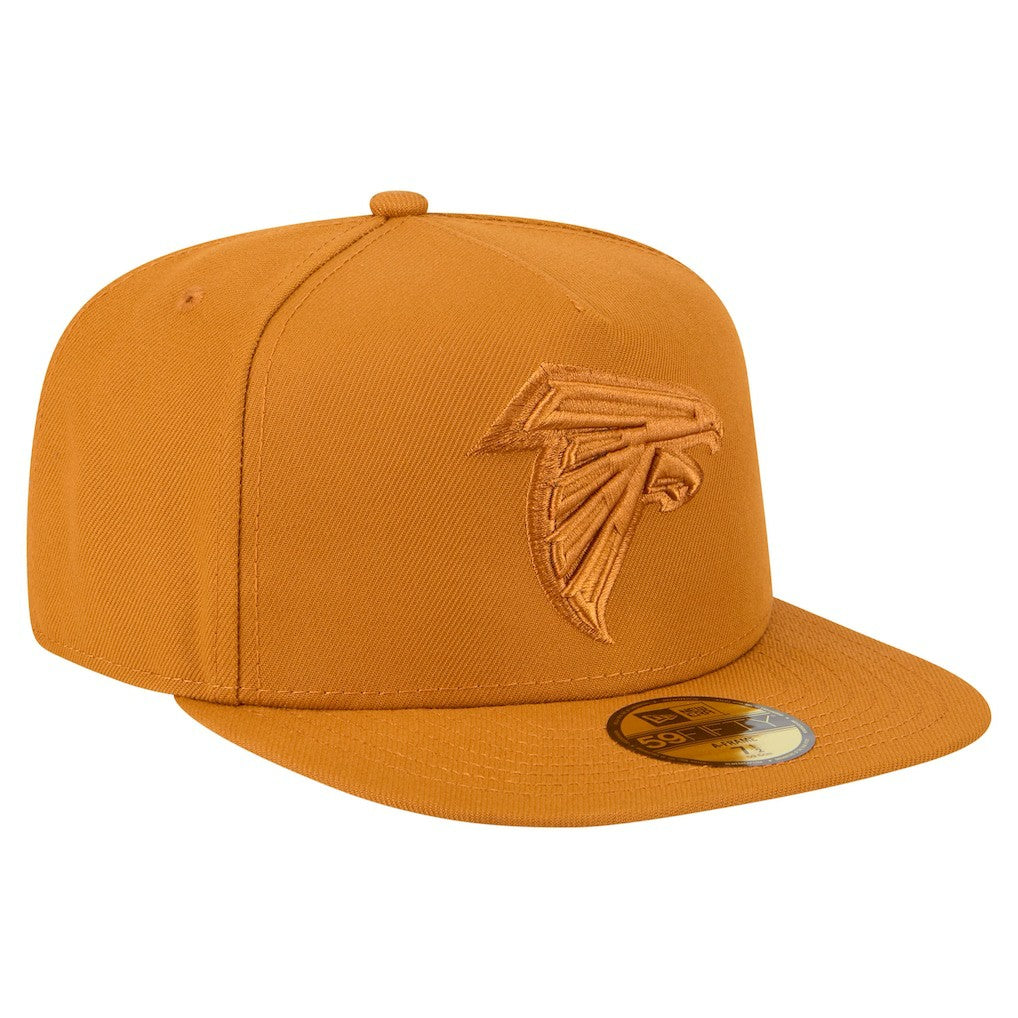 Atlanta Falcons New Era Color Pack A-Frame 59FIFTY Fitted Hat Brown