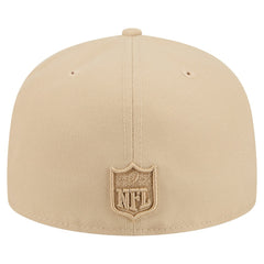 Detroit Lions New Era Color Pack A-Frame 59FIFTY Fitted Hat Light Beige