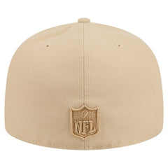 Kansas City Chiefs New Era Color Pack A-Frame 59FIFTY Fitted Hat Light Beige