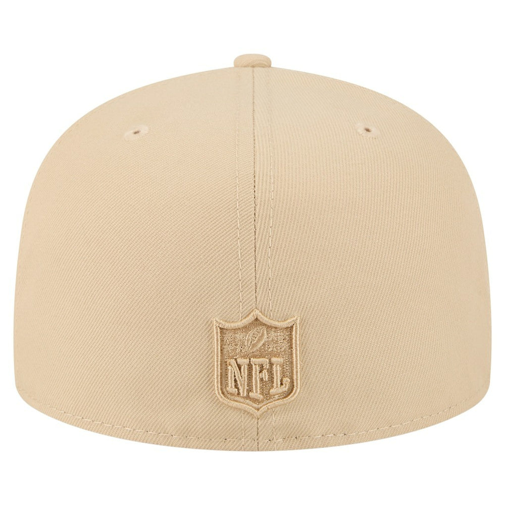 Los Angeles Rams New Era Color Pack A-Frame 59FIFTY Fitted Hat Light Beige