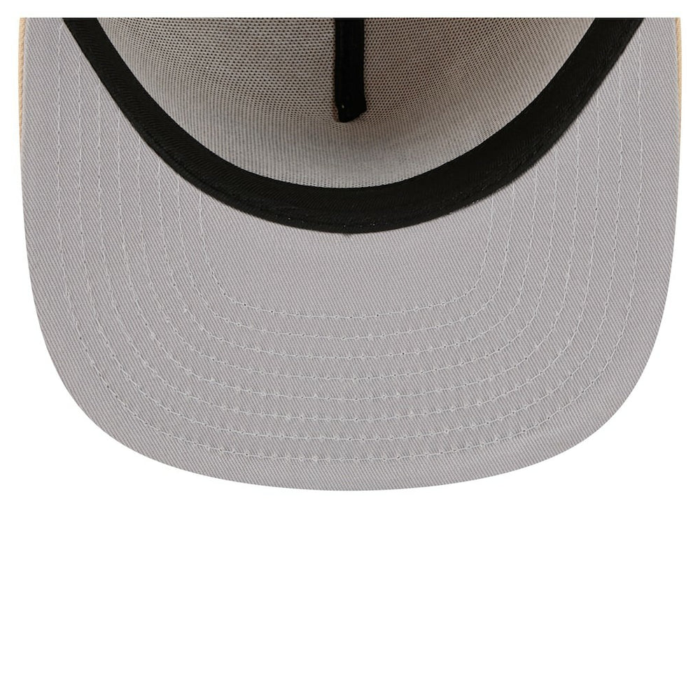 Miami Dolphins New Era Color Pack A-Frame 59FIFTY Fitted Hat Light Beige