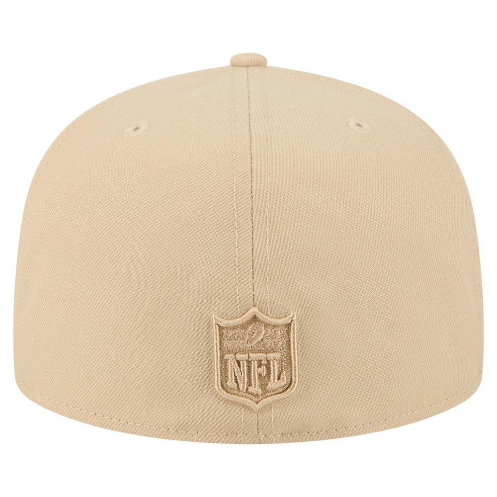New Orleans Saints New Era Color Pack A-Frame 59FIFTY Fitted Hat Light Beige