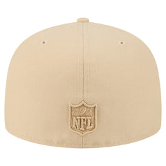 New York Jets New Era Color Pack A-Frame 59FIFTY Fitted Hat Beige