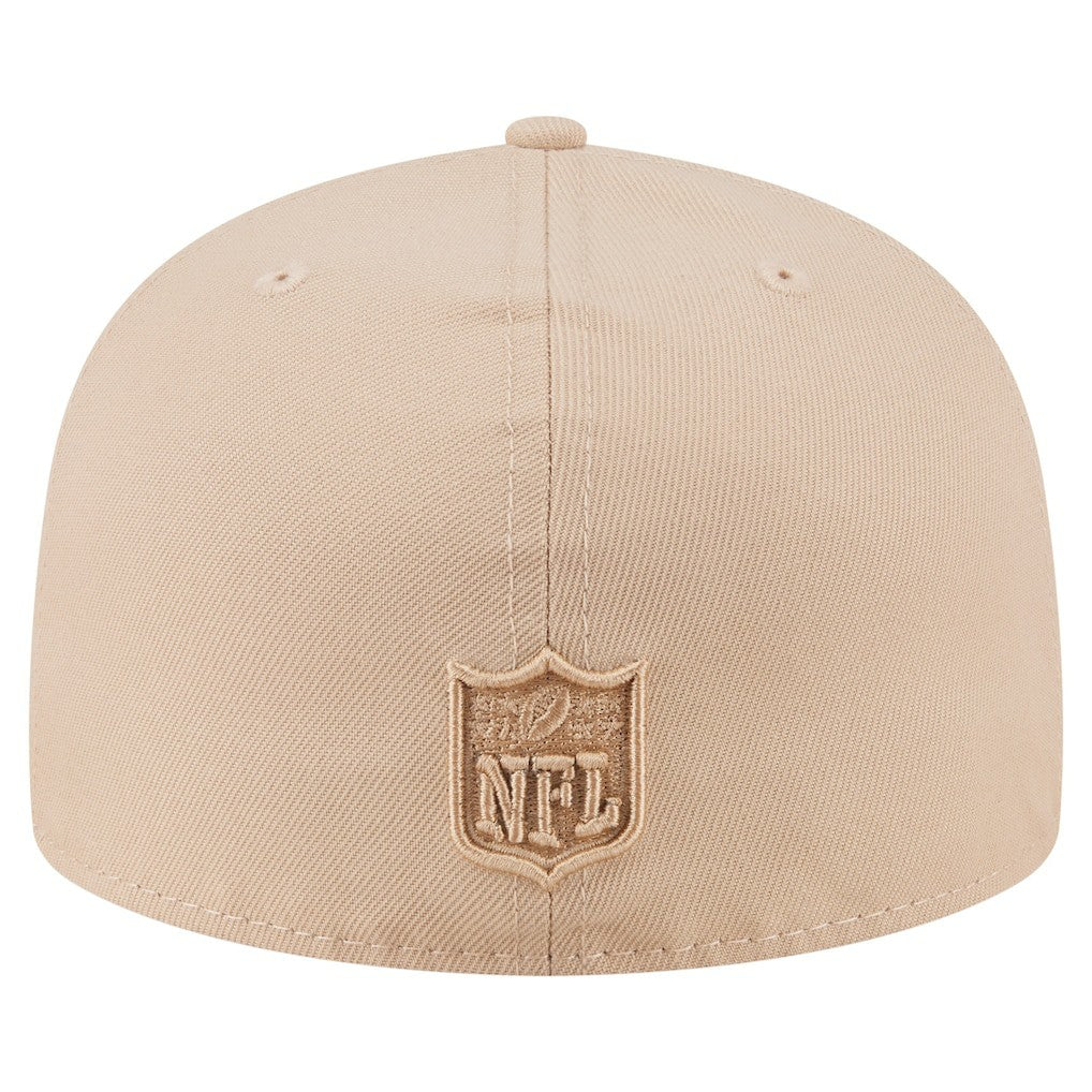 Philadelphia Eagles New Era Color Pack A-Frame 59FIFTY Fitted Hat Light Beige