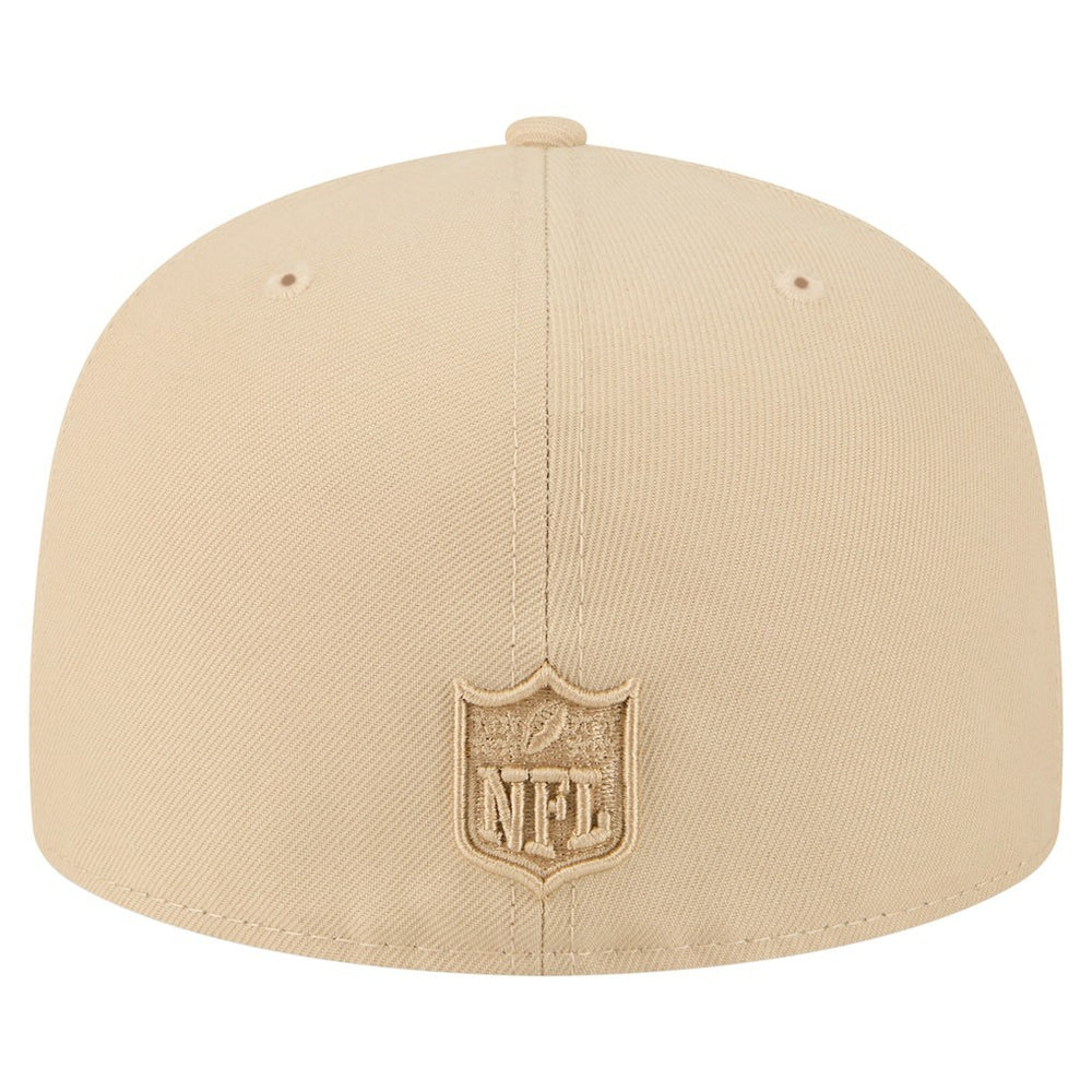 Pittsburgh Steelers New Era Color Pack A-Frame 59FIFTY Fitted Hat Beige