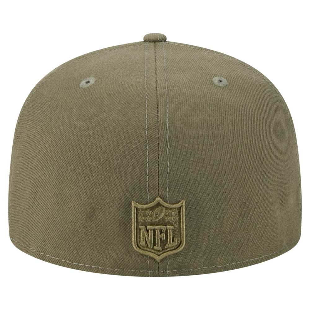New York Jets New Era Color Pack A-Frame 59FIFTY Fitted Hat Olive