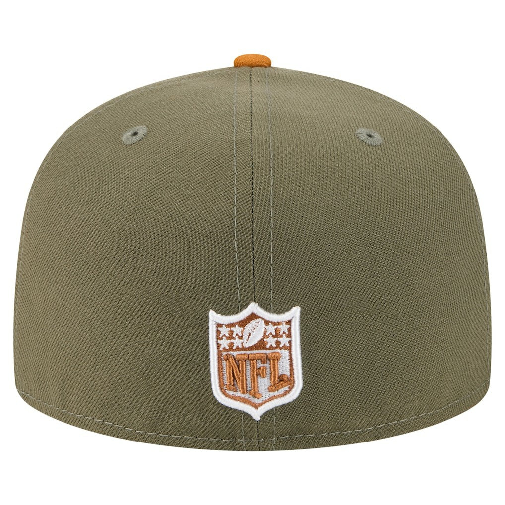 Buffalo Bills New Era Color Pack A-Frame 59FIFTY Fitted Hat Olive/Brown
