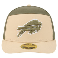 Buffalo Bills New Era Two-Tone Color Pack Split Panel 59FIFTY Fitted Hat Light Beige/Olive