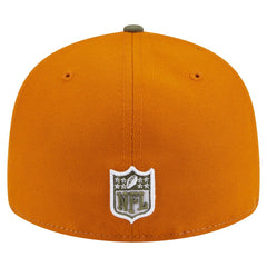 San Francisco 49ers New Era Two-Tone Color Pack Split Panel 59FIFTY Fitted Hat Olive/Brown
