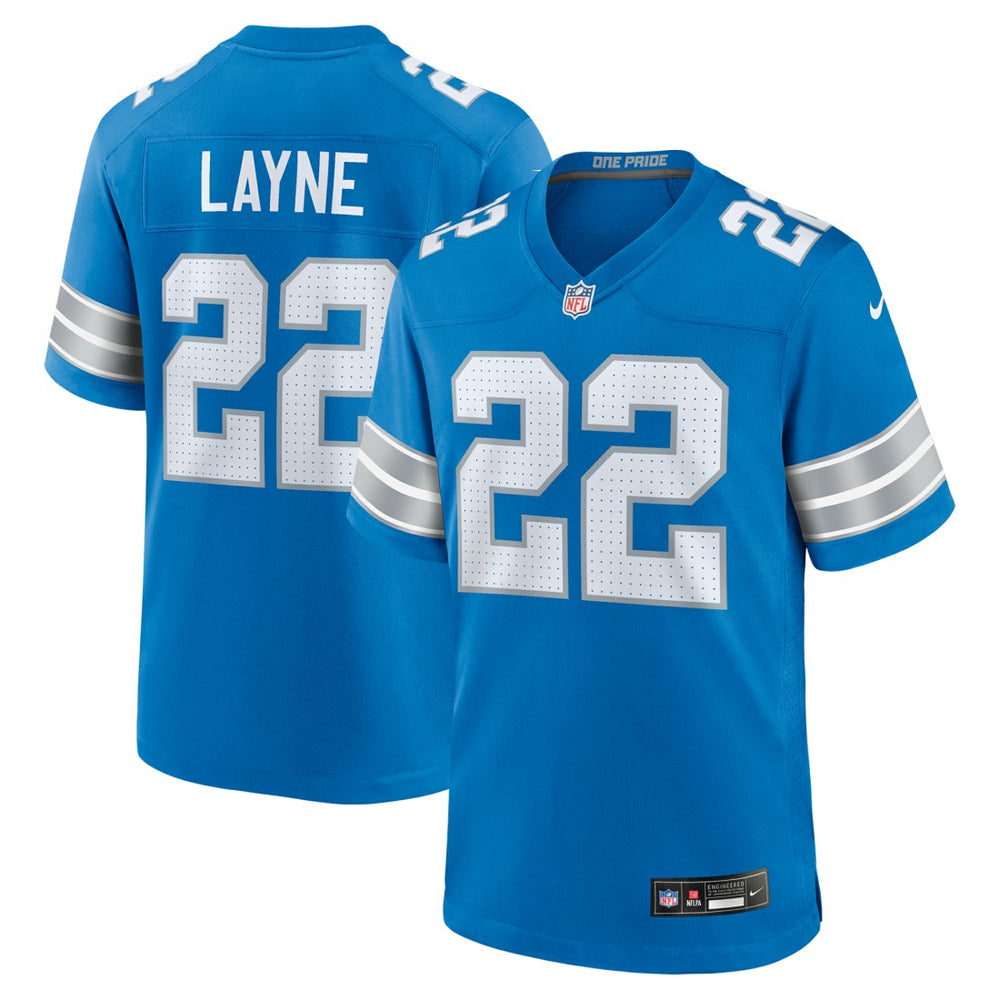 Nike Bobby Layne Detroit Lions Retired Player Game Jersey Blue