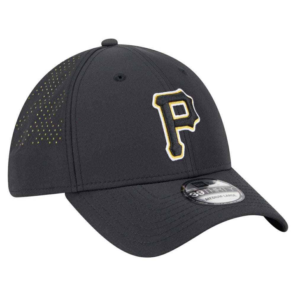 Pittsburgh Pirates New Era Night 39THIRTY Flex Hat - Black - New Era Discount