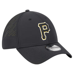 Pittsburgh Pirates New Era Night 39THIRTY Flex Hat - Black - New Era Discount