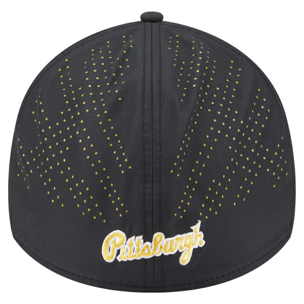 Pittsburgh Pirates New Era Night 39THIRTY Flex Hat - Black - New Era Discount