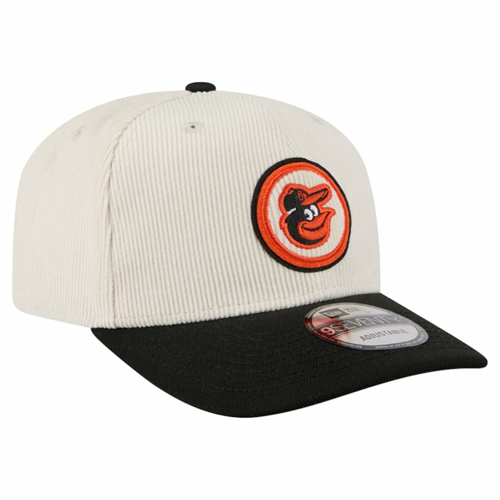 Baltimore Orioles New Era Loyal 9SEVENTY Adjustable Hat - Cream - New Era Discount