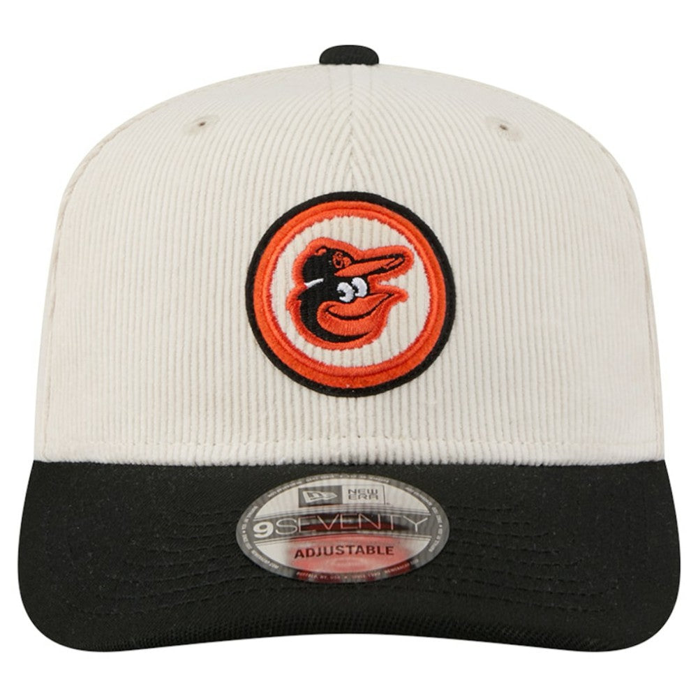 Baltimore Orioles New Era Loyal 9SEVENTY Adjustable Hat - Cream - New Era Discount