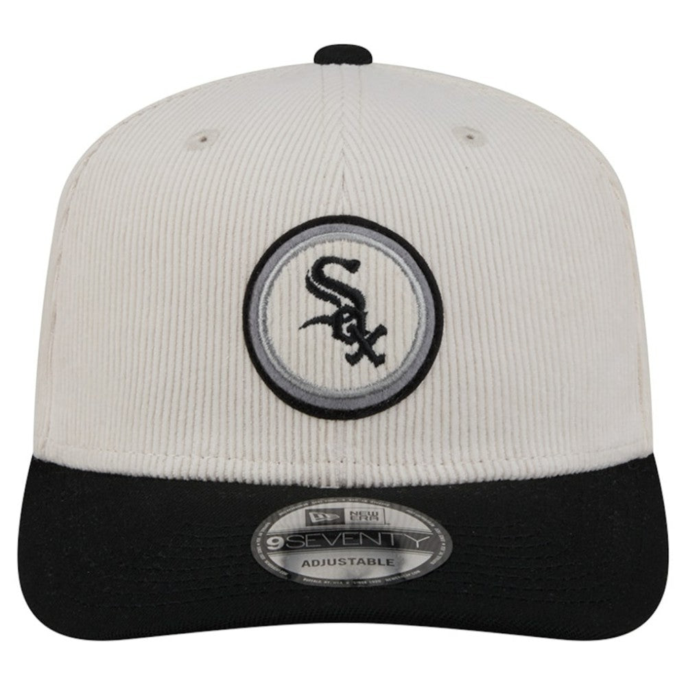Chicago White Sox New Era Loyal 9SEVENTY Adjustable Hat - Cream - New Era Discount