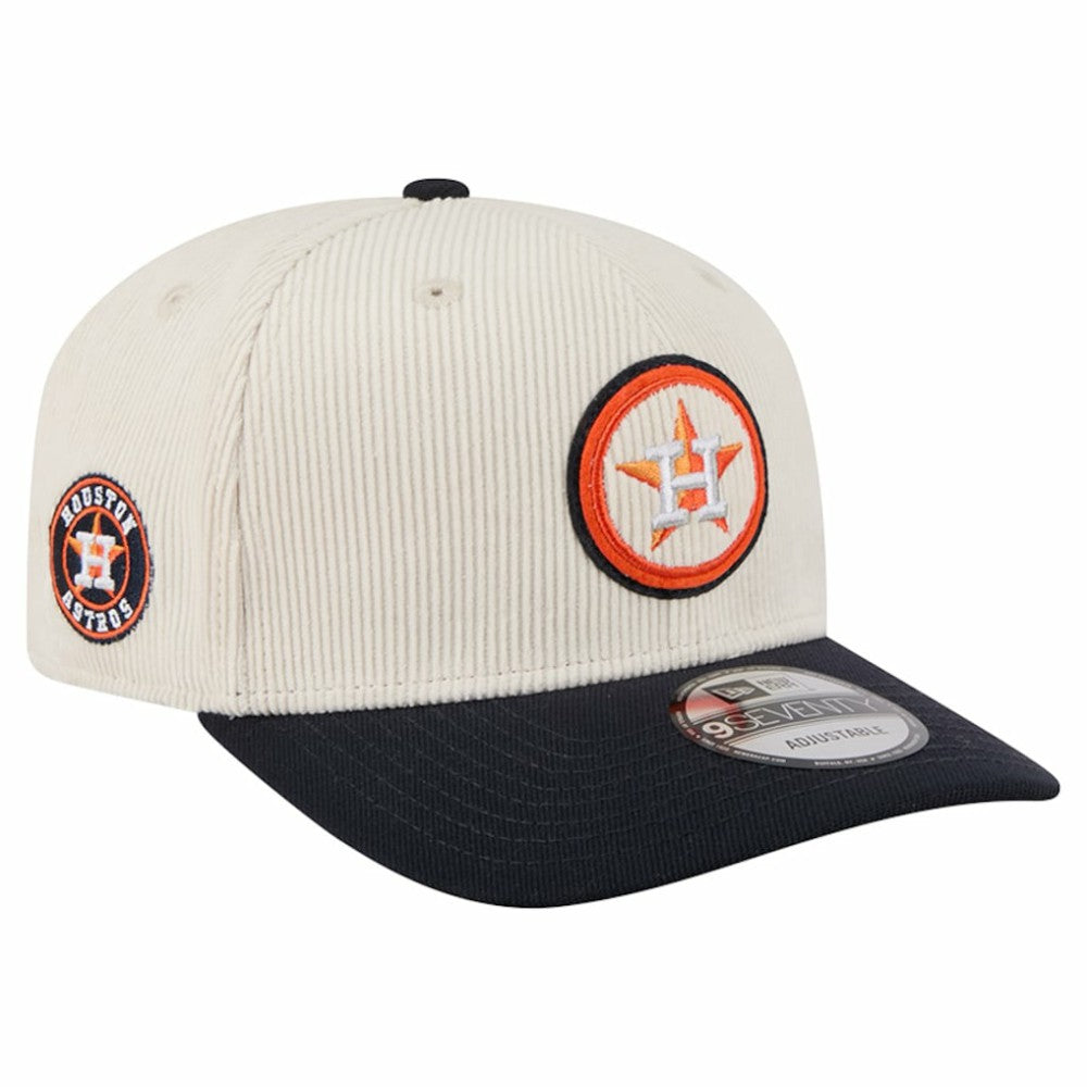 Houston Astros New Era Loyal 9SEVENTY Adjustable Hat - Cream - New Era Lifestyle